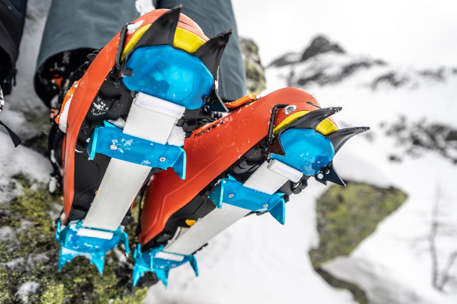 Ski touring crampons